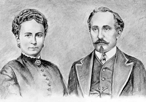 Adam i Sophie Opel 1868