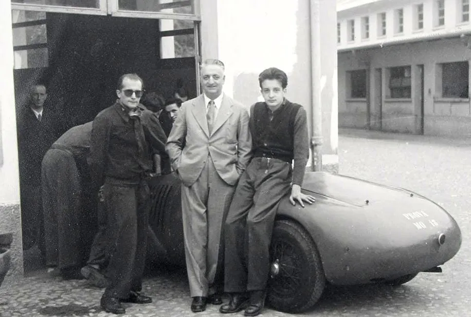 Enzo i Dino Ferrari 1947