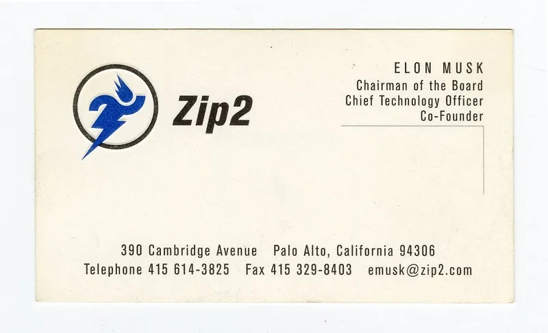Wizytówka ZIP2 1996